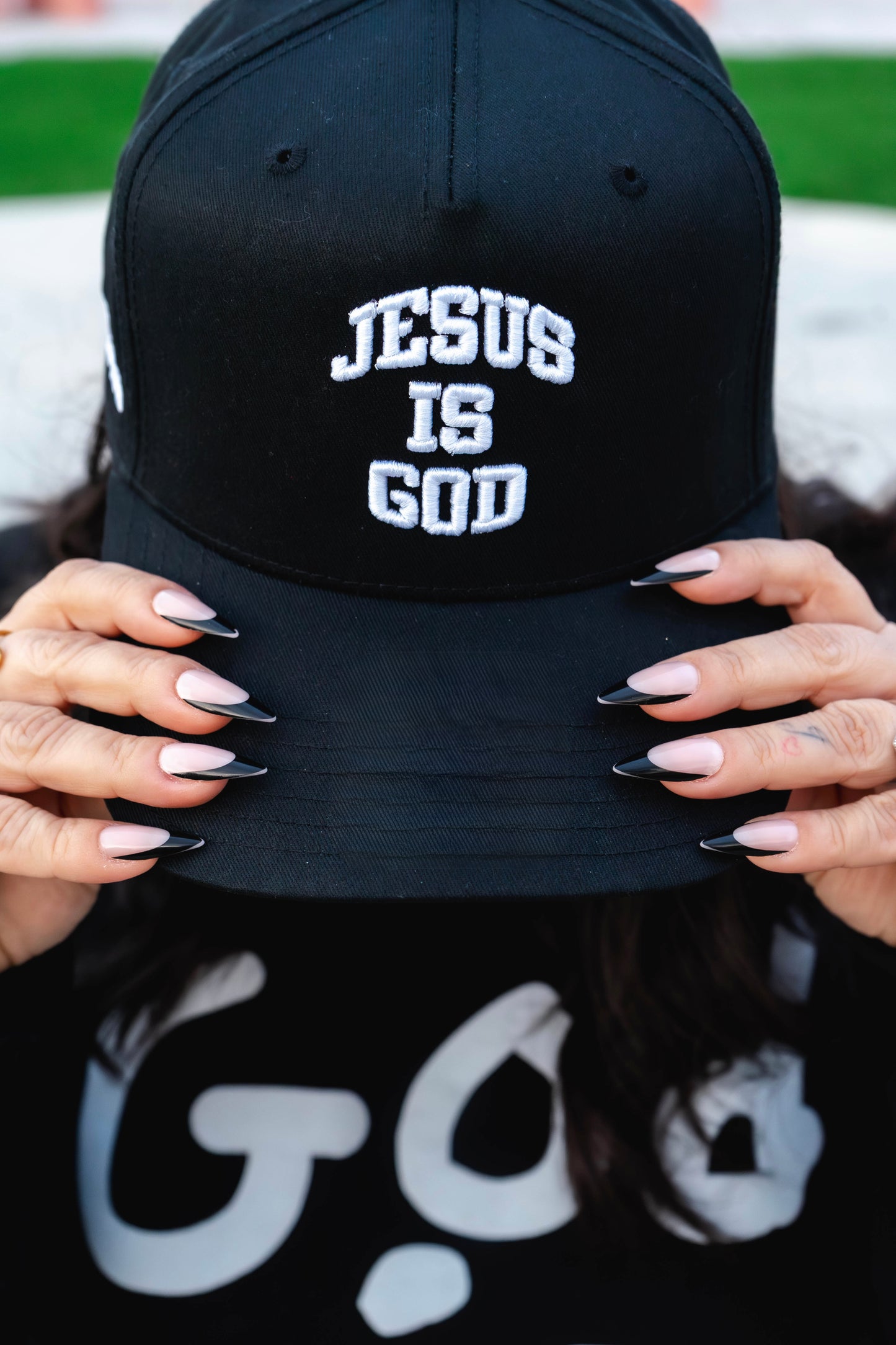 Jesus is God - Cap in Black