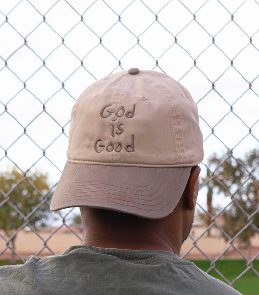 God is Good - Dad Hat in Olive
